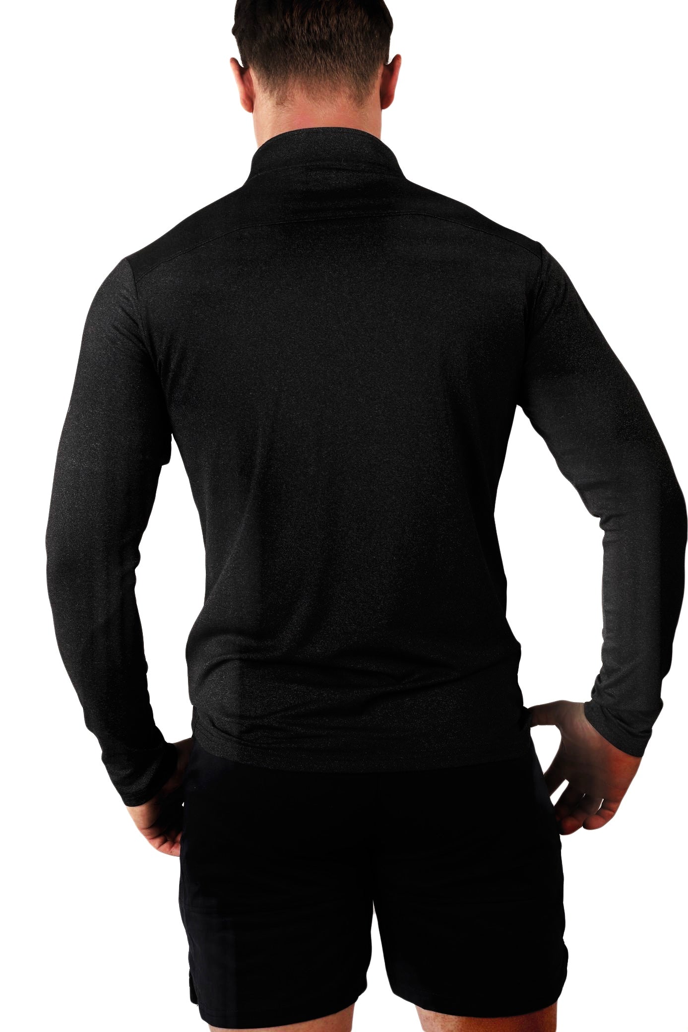 SA Black Long Sleeve 1/4 Zip