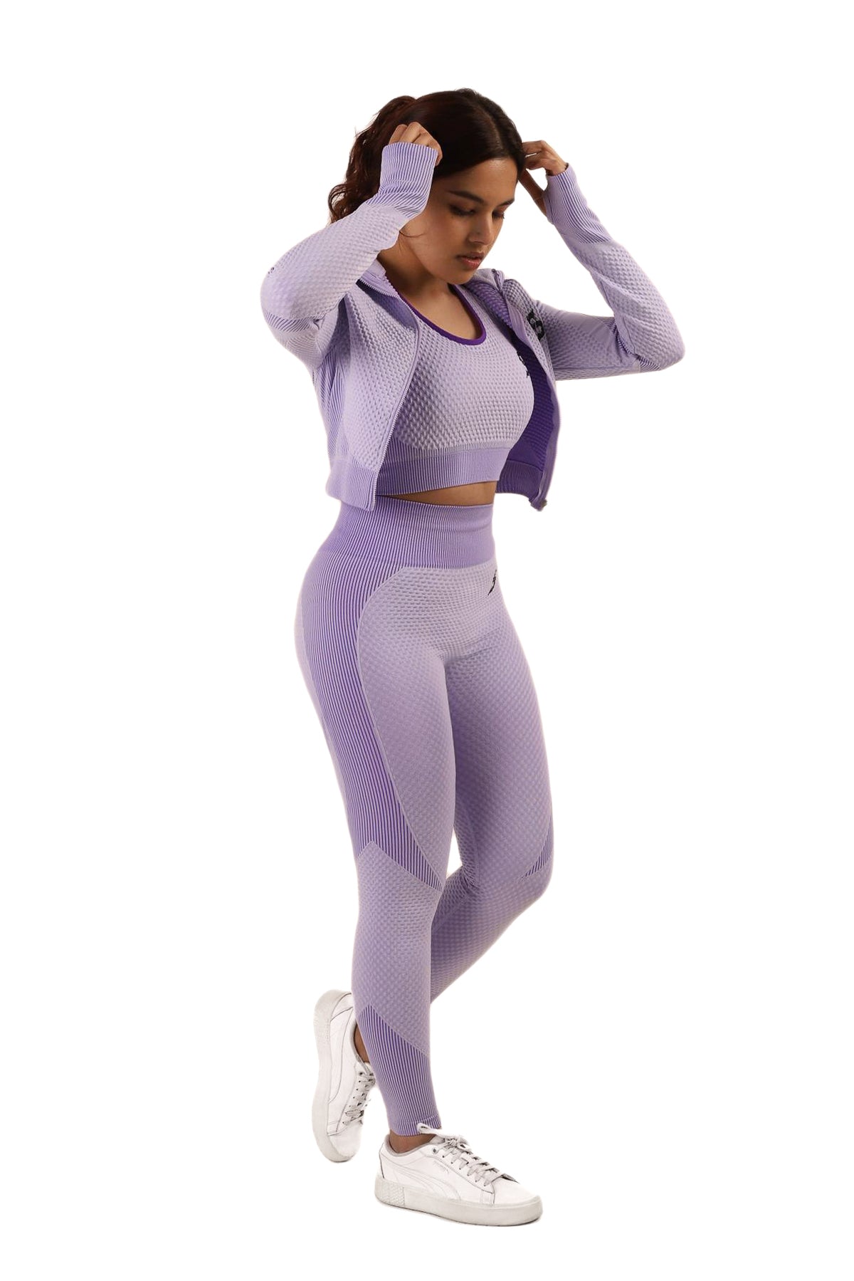 SA Freedom Long Sleeve Crop Jacket - PURPLE