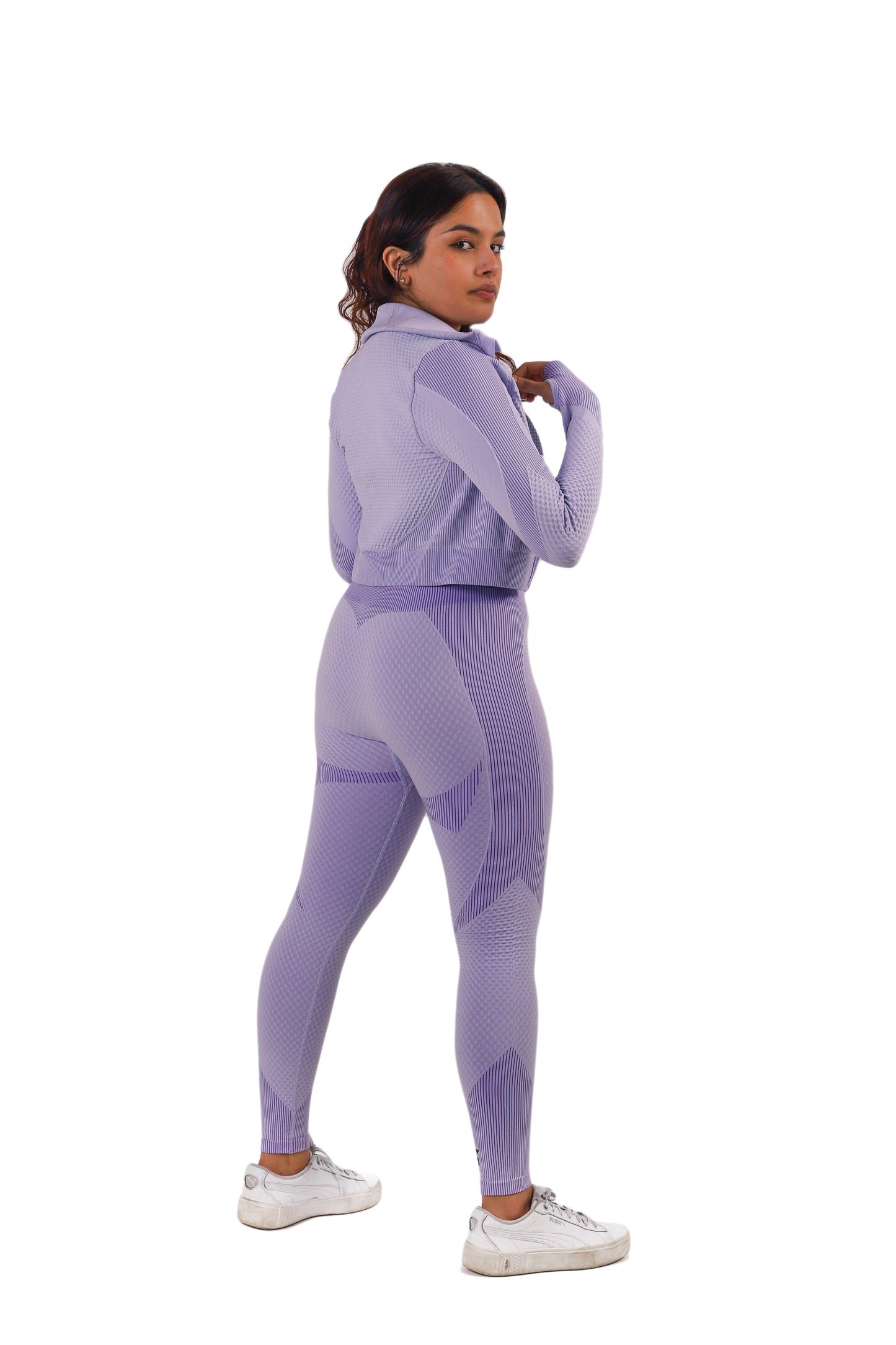 SA Freedom Long Sleeve Crop Jacket - PURPLE