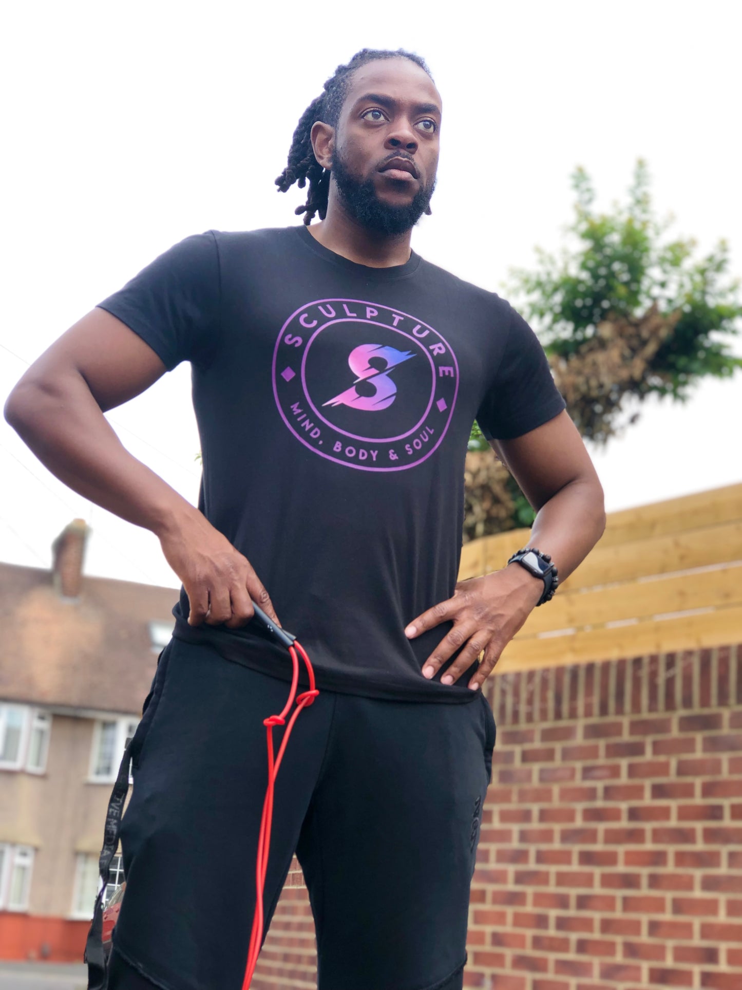 SA Black Purp T-Shirt