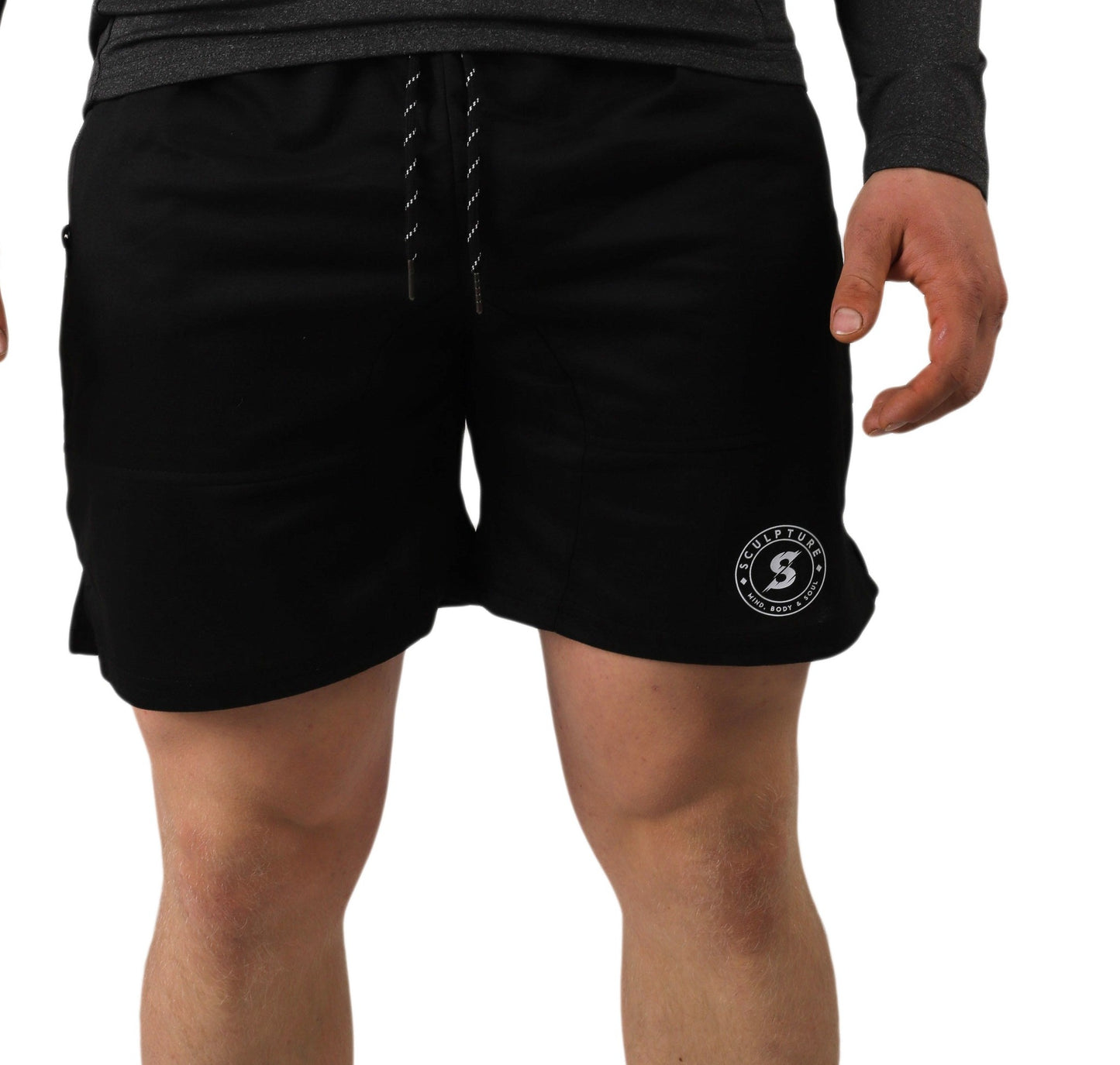 SA Lightweight Black Training Shorts