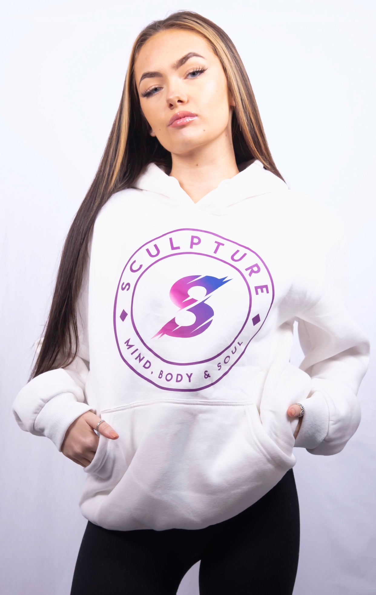 SA Purple Badge Hoodie