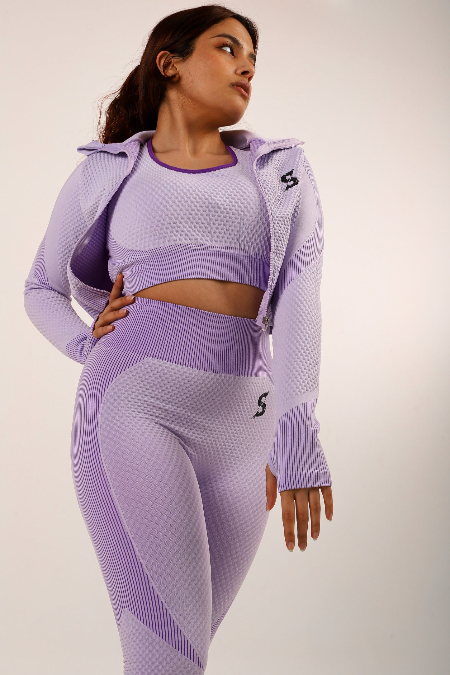 SA Freedom Activewear 3 Piece Set Jacket Sports bra and Leggings