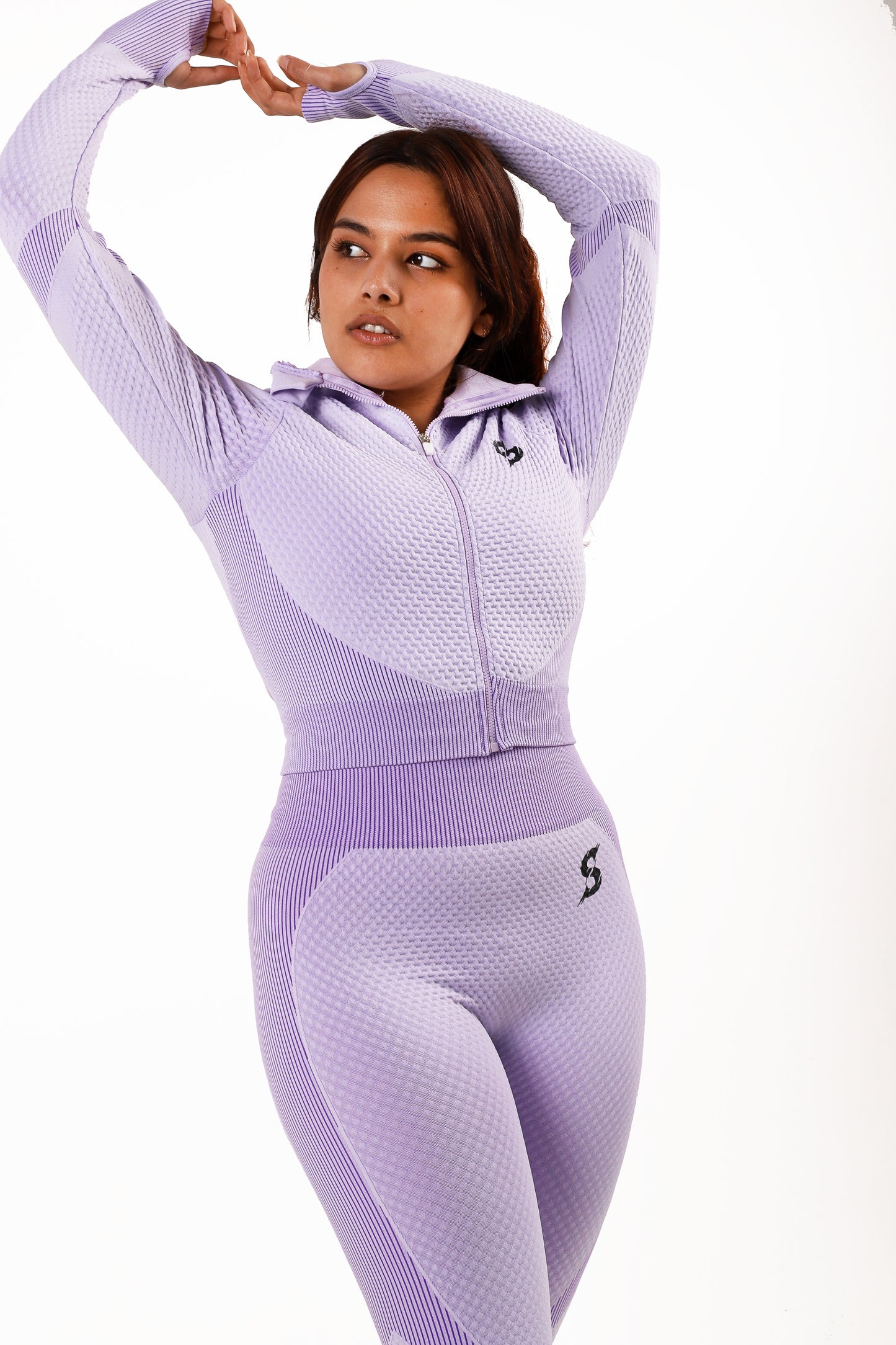 SA Freedom Long Sleeve Crop Jacket - PURPLE