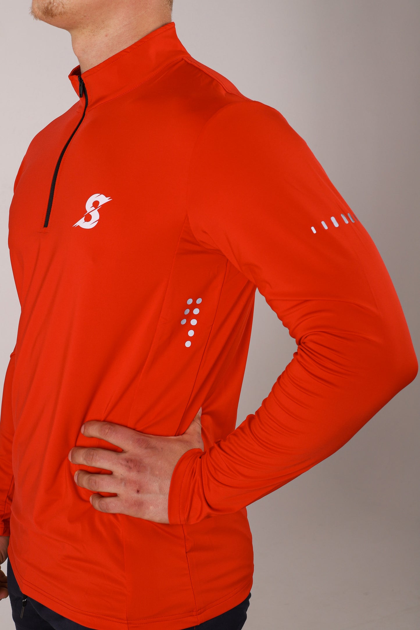 SA Black Long Sleeve 1/4 Zip