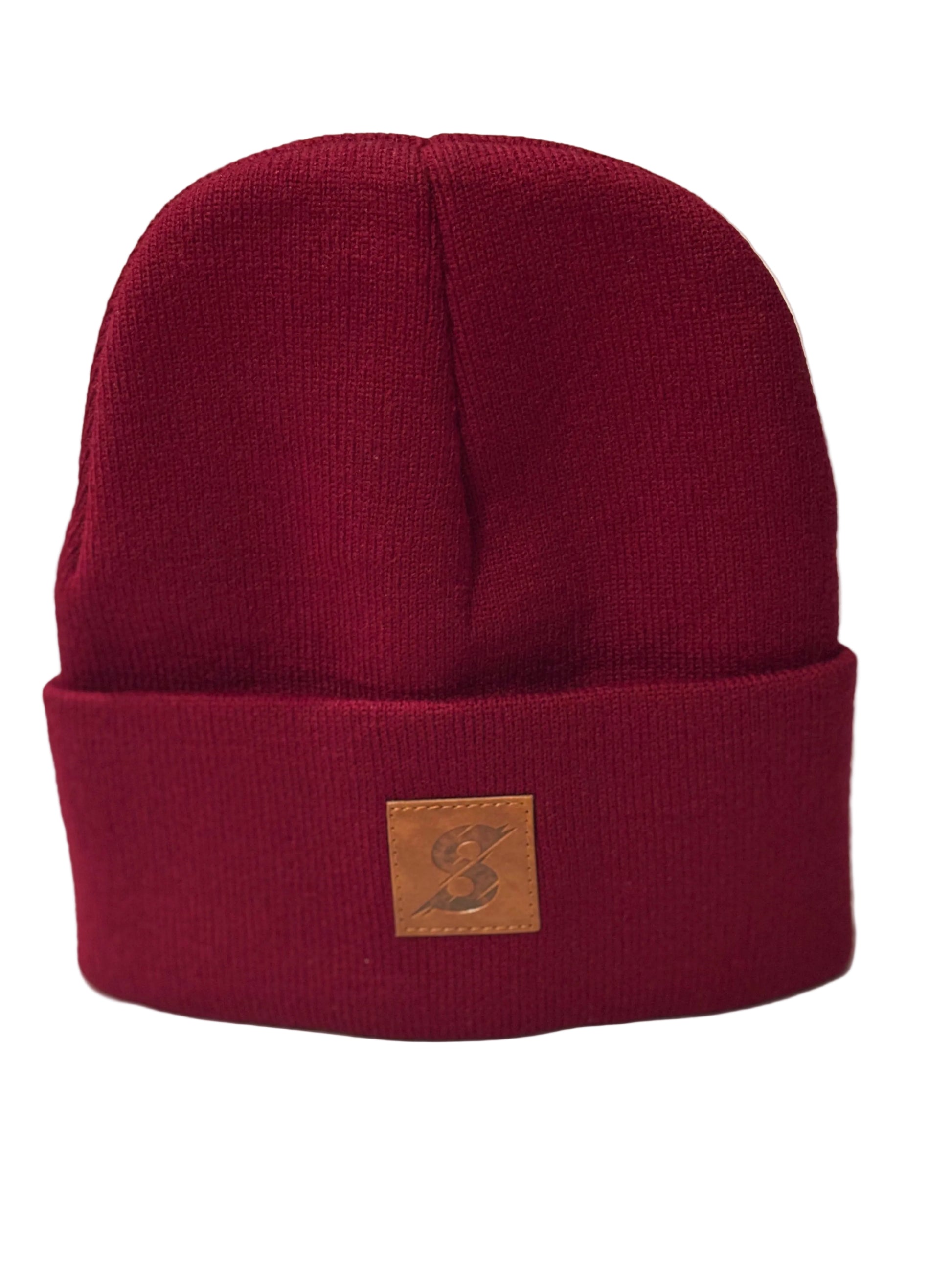 Burgundy Red Beanie Hat 100% Acylic