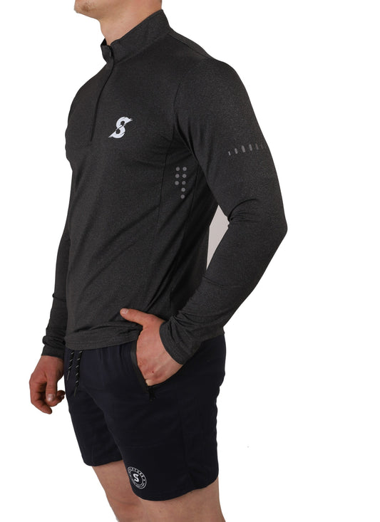 SA Grey Long Sleeve 1/4 Zip